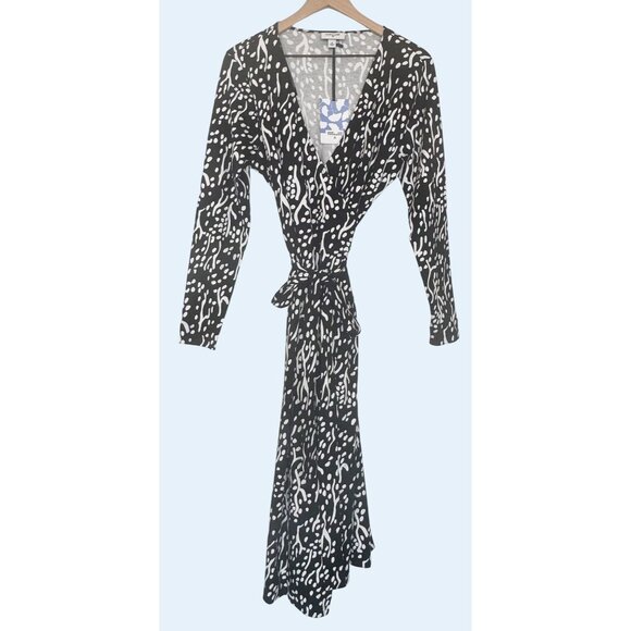DIANE VON FURSTENBERG x Target DVF Wrap Dress Midi Sz XL NEW NWT - Picture 2 of 8